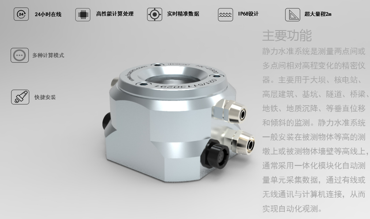 多領域沉降自動化監測解決方案 多領域沉降自動化監測解決方案